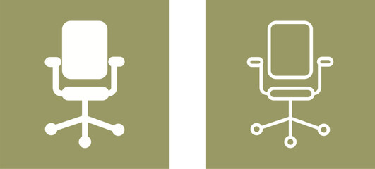 Office Chair II Vector Icon