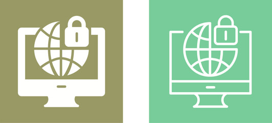 Internet Security Vector Icon