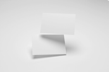Blank business card mockup