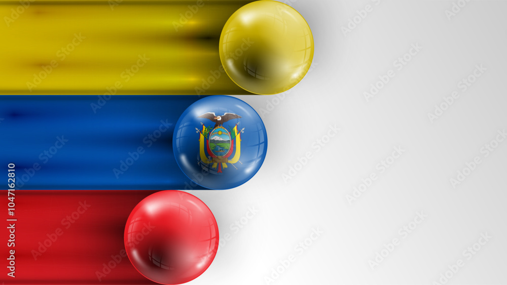 Aufkleber background flag of ecuador graphic and label. element of impact for the use you want to make of it.