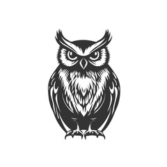 Fototapeta premium Elegant Owl Vector Logo Design Template for Professional Use