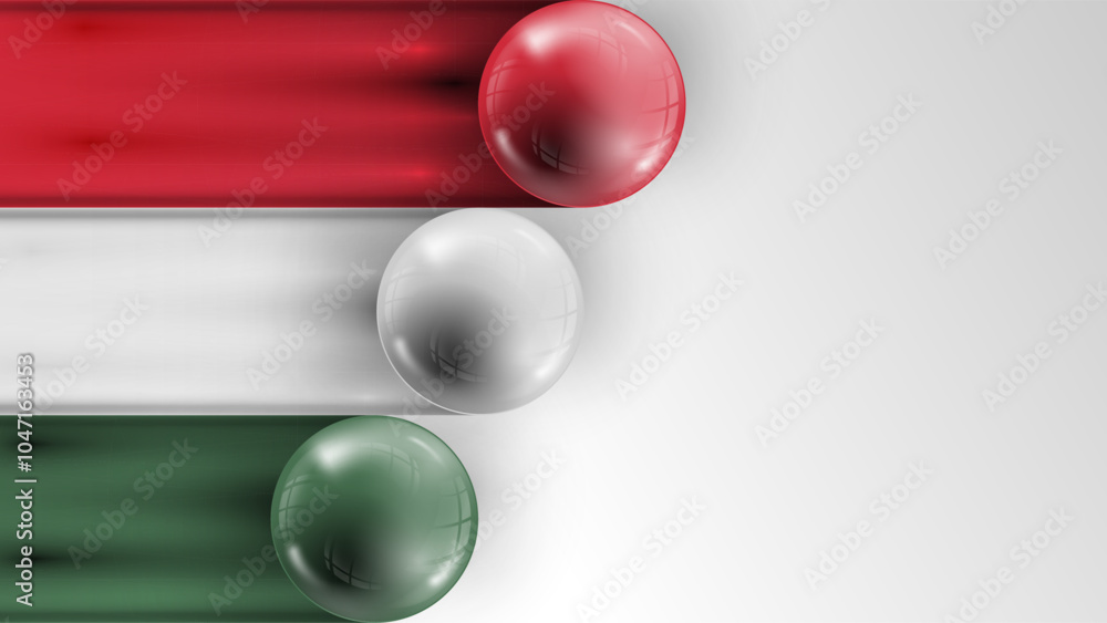 Poster background flag of hungary graphic and label. element of impact for the use you want to make of it.