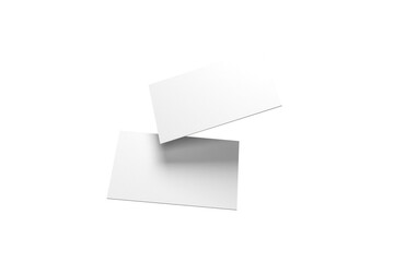 Blank business card mockup