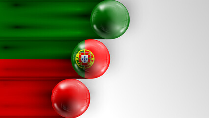 Background flag of Portugal graphic and label. Element of impact for the use you want to make of it.