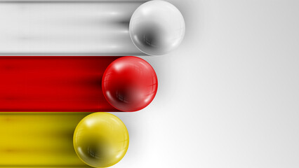 Background flag of South Ossetia graphic and label. Element of impact for the use you want to make of it.