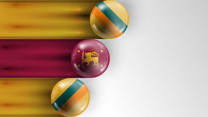 Background flag of SriLanka graphic and label. Element of impact for the use you want to make of it.