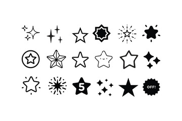 Fototapeta premium Vector Stock Illustration of different stars' constellation 