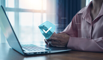 shows the sign of the top service Quality assurance, Guarantee, Standards, ISO certification and standardization concept.