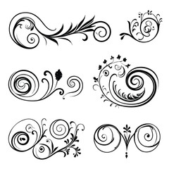 Elegant Swirl Ornament Stroke for Creative Designs