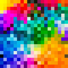 Colorful Abstract Geometric Square Background Vector Graphics