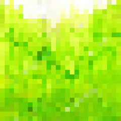 Yellow Green Square Background Pattern
