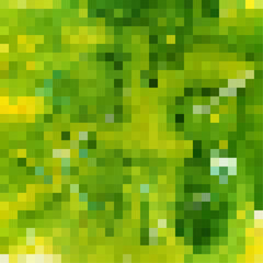Yellow Green Abstract Square Background Template