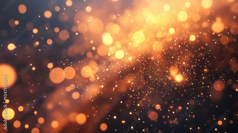Poster abstract firework background with free space for text