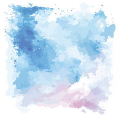 Fototapeta premium Vintage Vector Watercolor Art Background on Old Paper