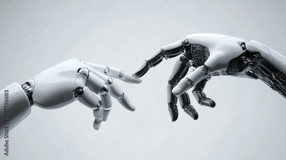 Aufkleber artificial intelligence machine learning business internet technology concept