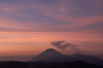 sunrise over the mountains