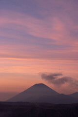 sunrise over the mountains