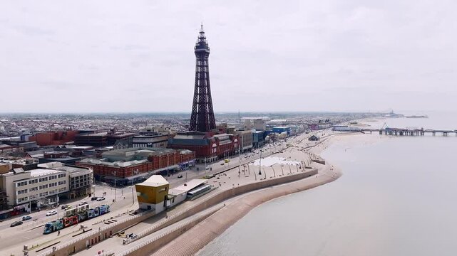Blackpool Tower Drone
