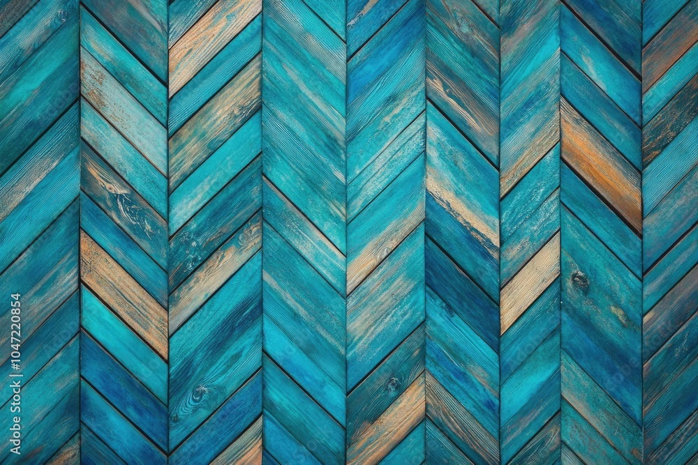 Poster close up view of a wooden wall featuring a chevron pattern