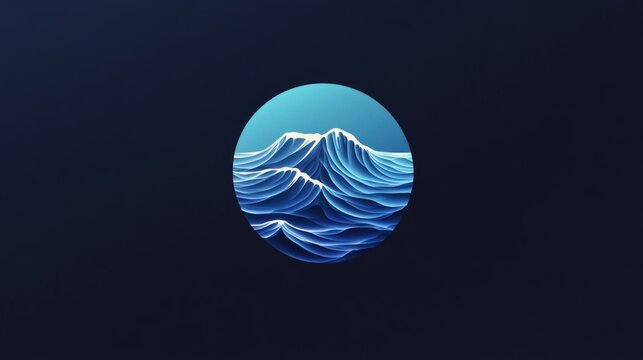 A wave in the ocean, great for travel or nature related projects