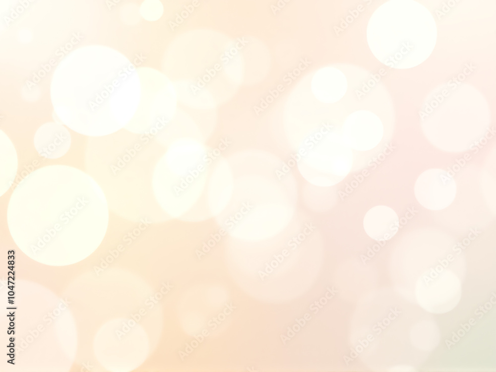 Poster bright, soft bokeh background with varying light circles, perfect for design and creative projects i