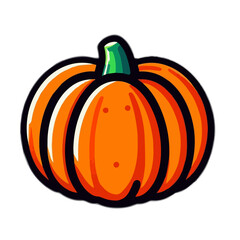 pumpkin on a white background