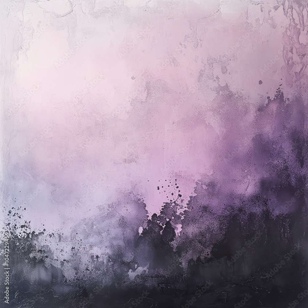 Poster abstract purple gradient artwork with soft textures and fluid shapes on a gentle background.