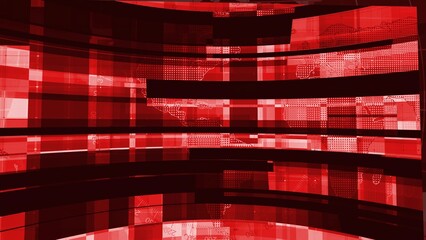Red news background technology