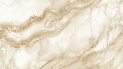 Obraz premium Abstract beige marble design with liquid-like swirls, creating a serene fluid effect.