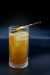 glass of orange juice cocktails