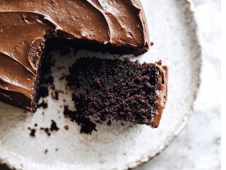 chocolate cake with nuts