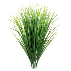 Lush green artificial grass plant arrangement