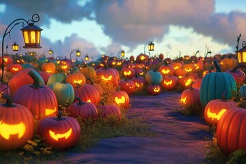 Dive into the Halloween spirit with creatively carved pumpkins, hauntingly decorated cakes, and the iconic glow of jack-o'-lanterns. These festive touches bring a delightful thrill to every Halloween 