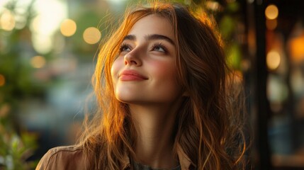 Joyful Female in Natural Light