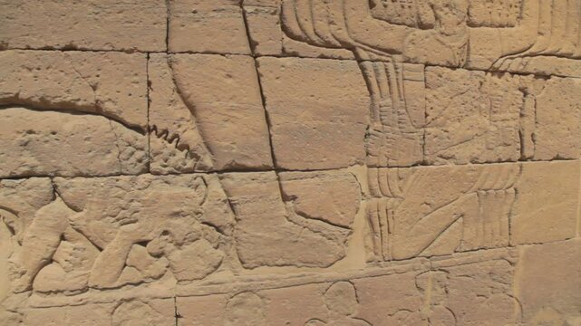 Sudan, Nubia, Naga, relief of queen amanitare