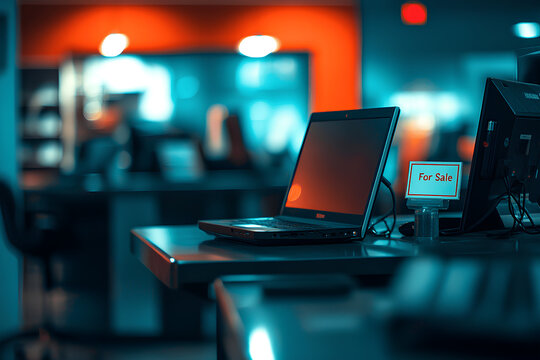 High-Tech Laptop Computer Store 
