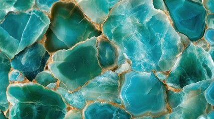 Polished blue-green onyx texture with natural stone patterns, detailed gemstone-like surfaces.