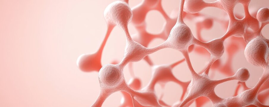 Artistic representation of casein forming micelles in milk, detailed molecular structure, Casein micelles, Protein structure in dairy