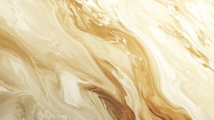 Obraz premium Swirling marble effect in beige and white tones, smooth and flowing across the surface.