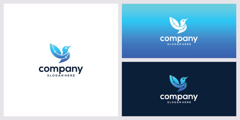 creative technology bird logo