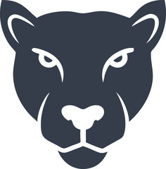 Panther icon vector, color graphic, Panther logo vector, animal of Panther head vector illustration design.