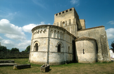 Obraz premium Eglise, Mornac sur Seudre, 17, Charente Maritime, France