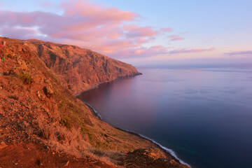 Sunset in Ponta do Pargo, Maadeira, Portugal