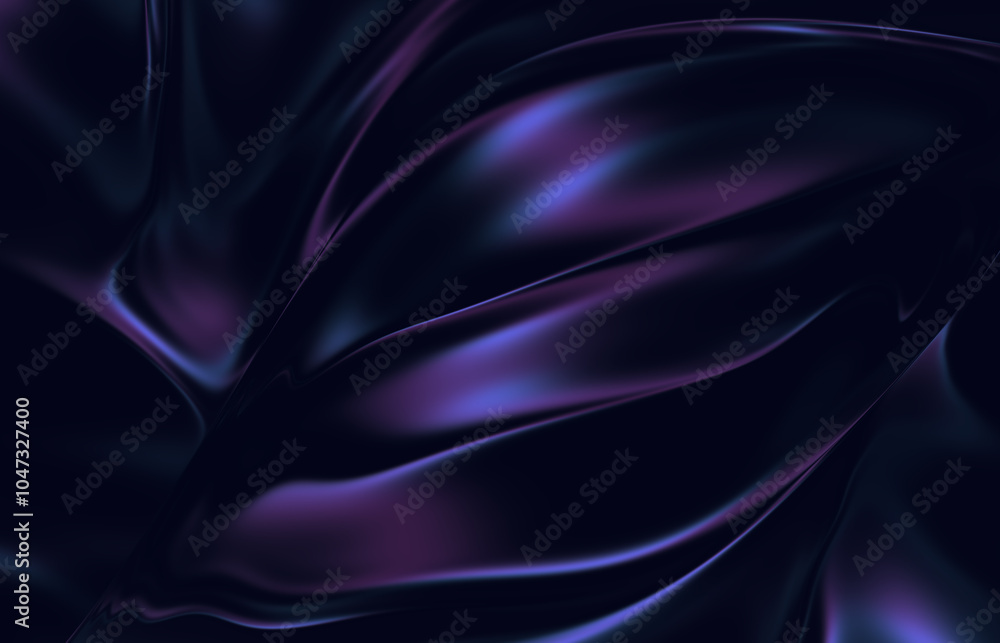 Canvas Prints abstract liquid gradient background. chrome backdrop