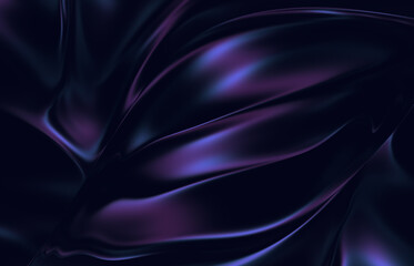 Obraz premium Abstract Liquid Gradient Background. Chrome Backdrop