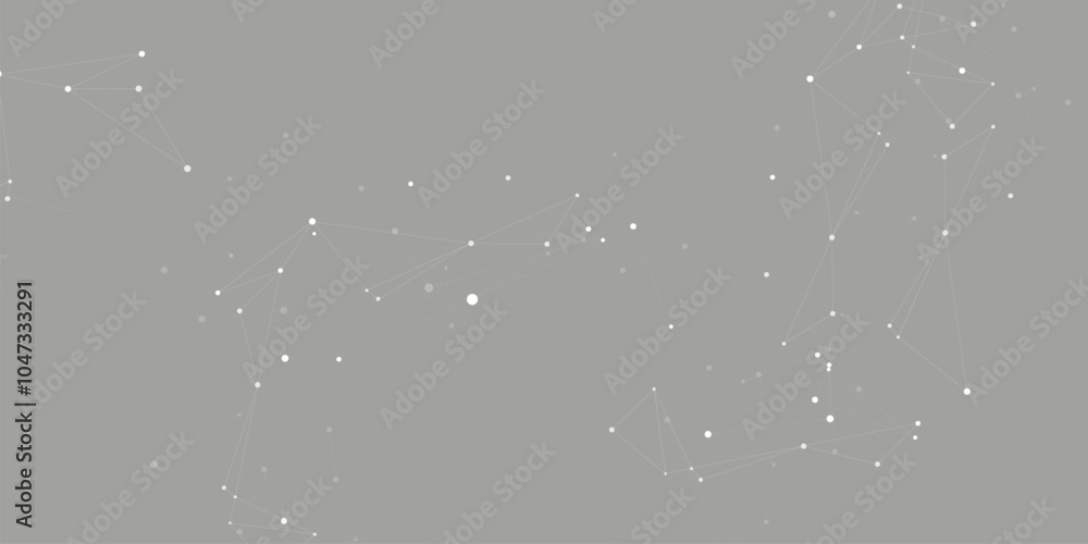 Poster Graphic internet net design. Network perspective polygonal background. Vector illustration