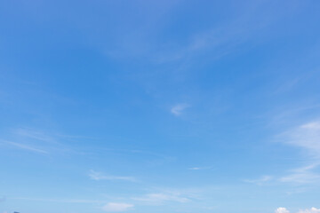 Blue sky with cloud at Krabi Thailand