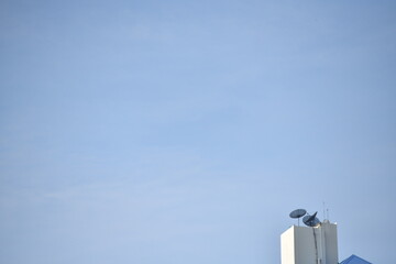 building in the city with blue sky weather