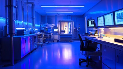 Advanced fusion research facility with backup power and precision monitoring