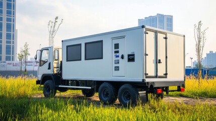 Portable Diesel Generator Platform with Fuel Monitoring Rugged Trailer Configuration